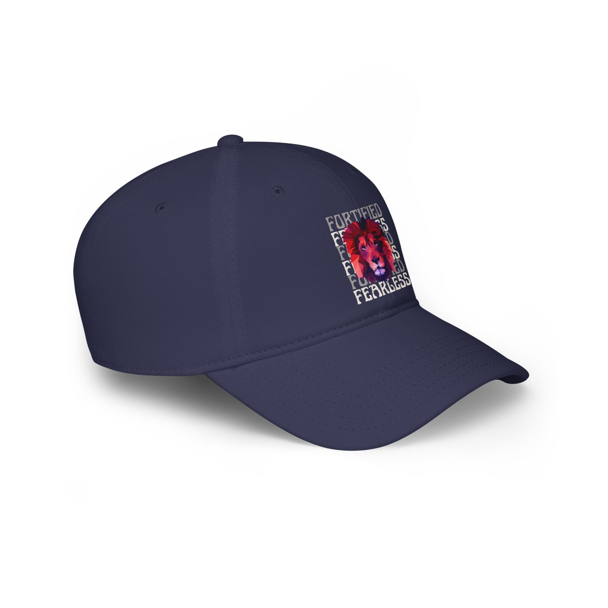 "Fortified Fearless Lion" Low Profile Baseball Cap