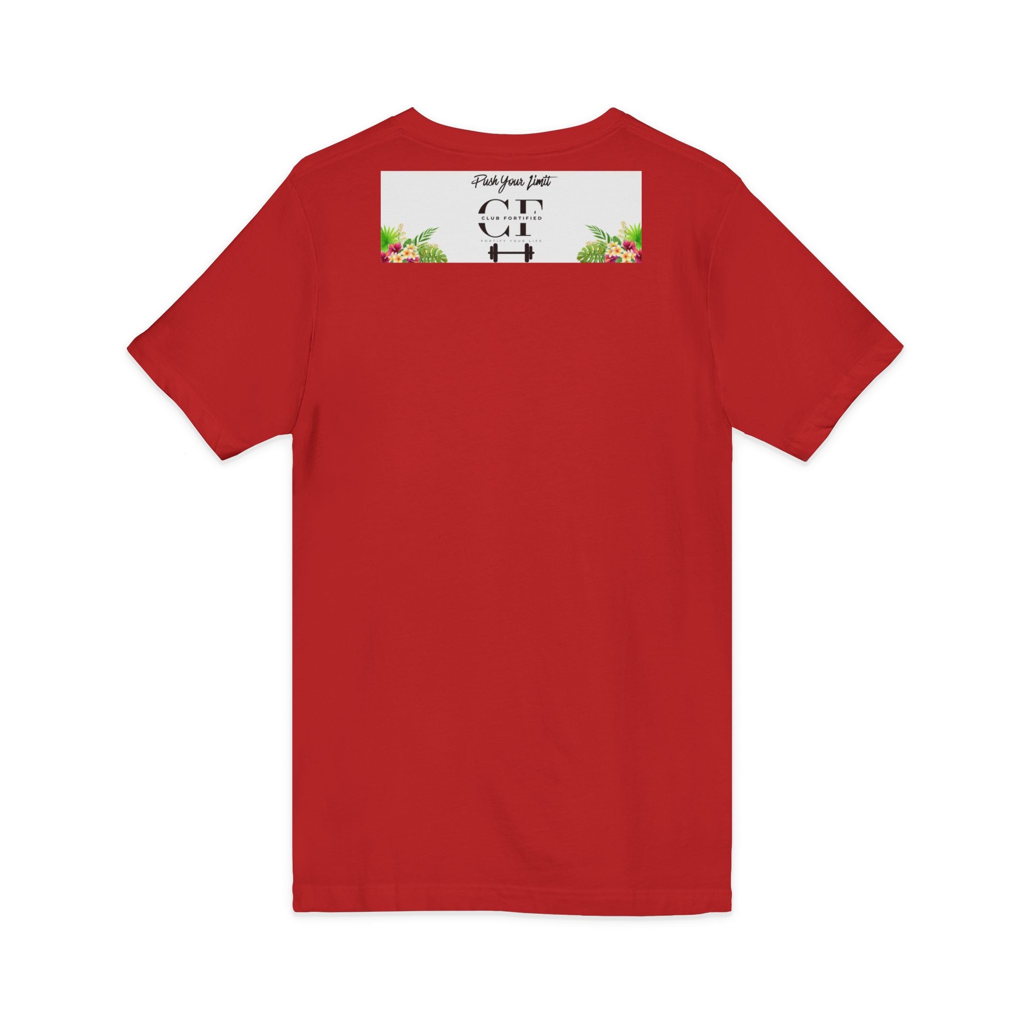Unisex Jersey Short Sleeve V-Neck Tee