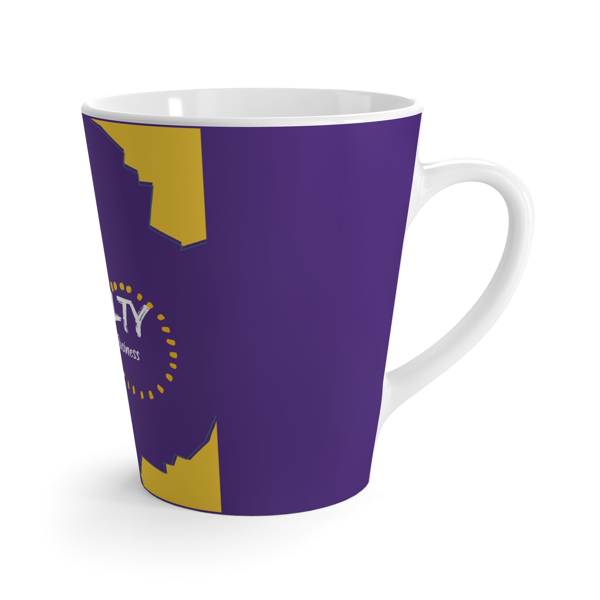"Royalty-Standing on Business" Latte Mug