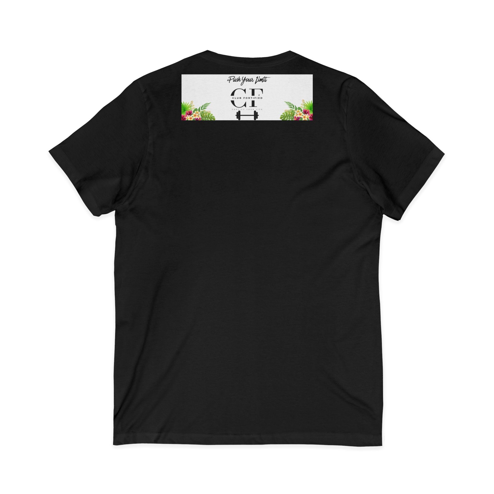 Unisex Jersey Short Sleeve V-Neck Tee