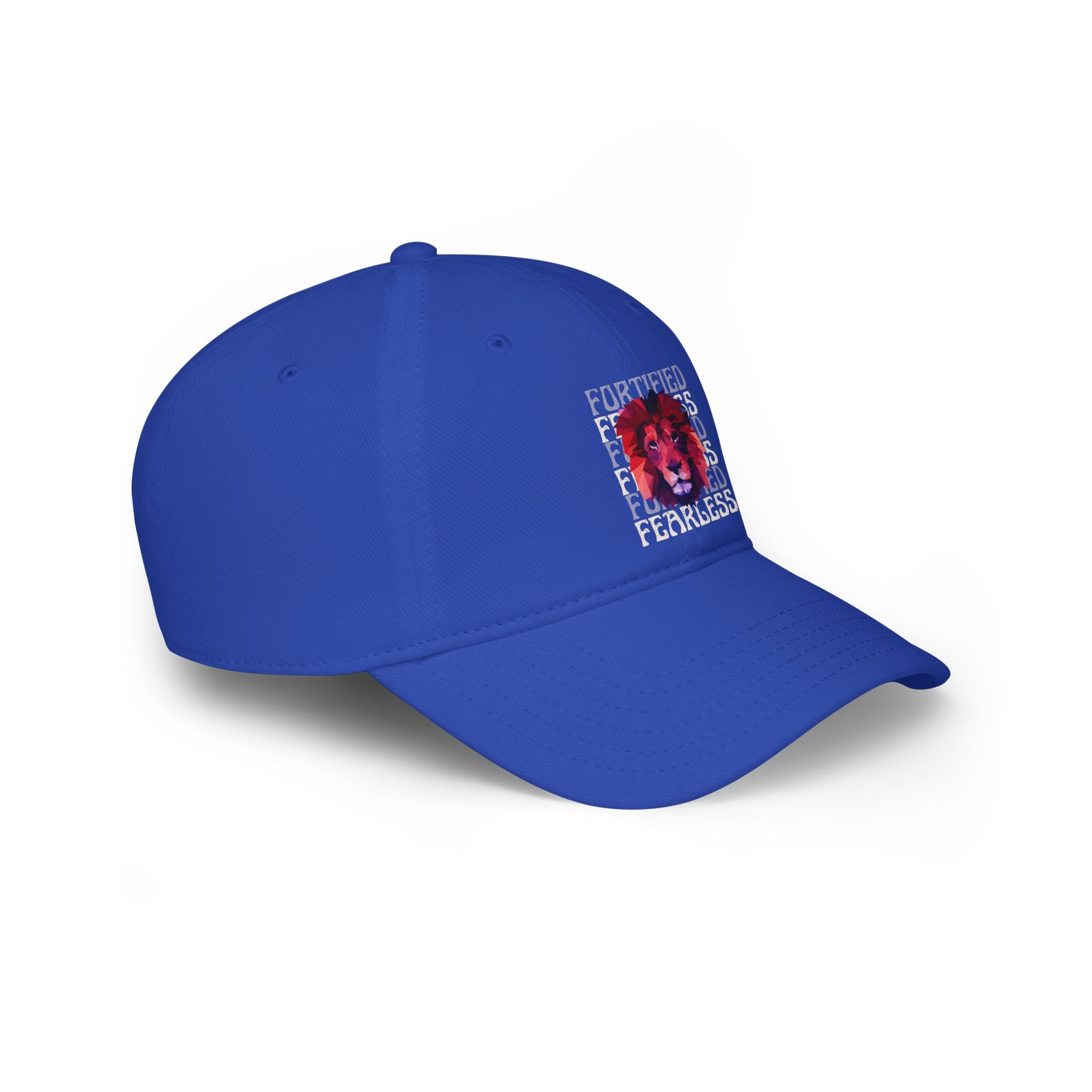"Fortified Fearless Lion" Low Profile Baseball Cap