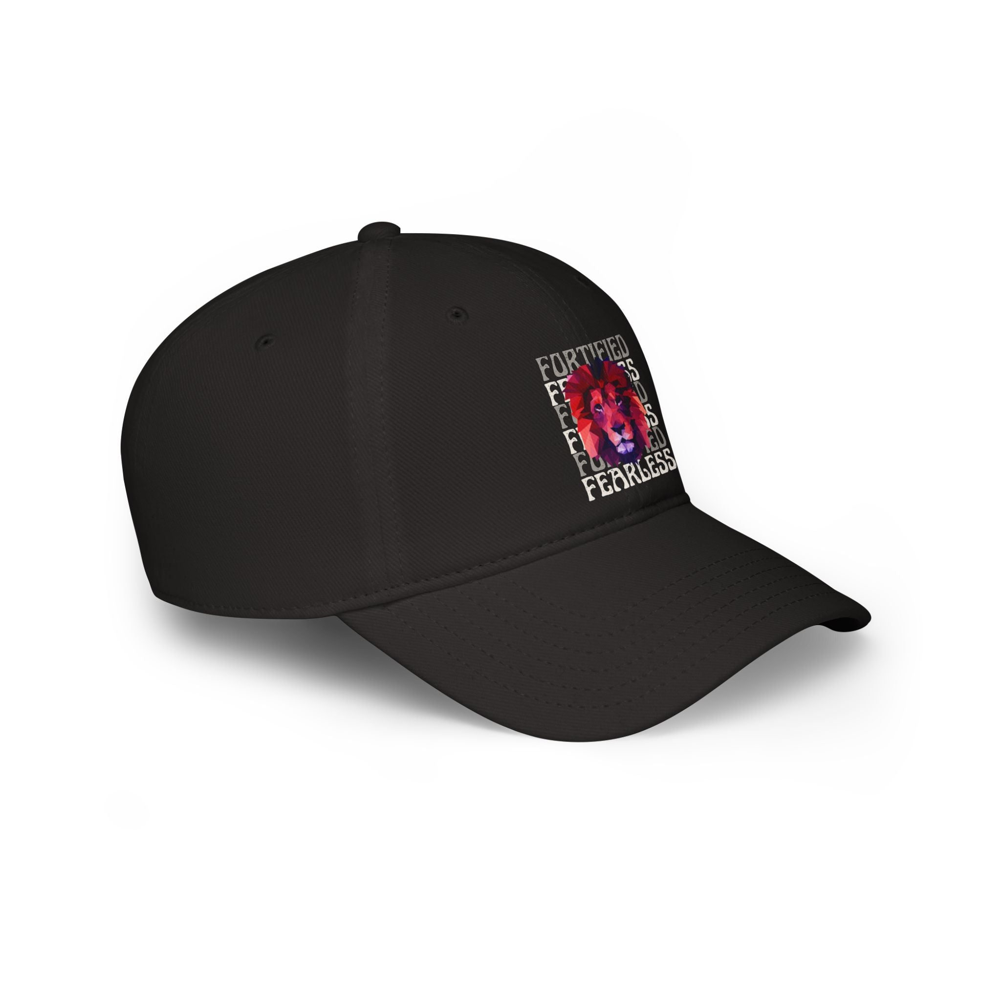"Fortified Fearless Lion" Low Profile Baseball Cap