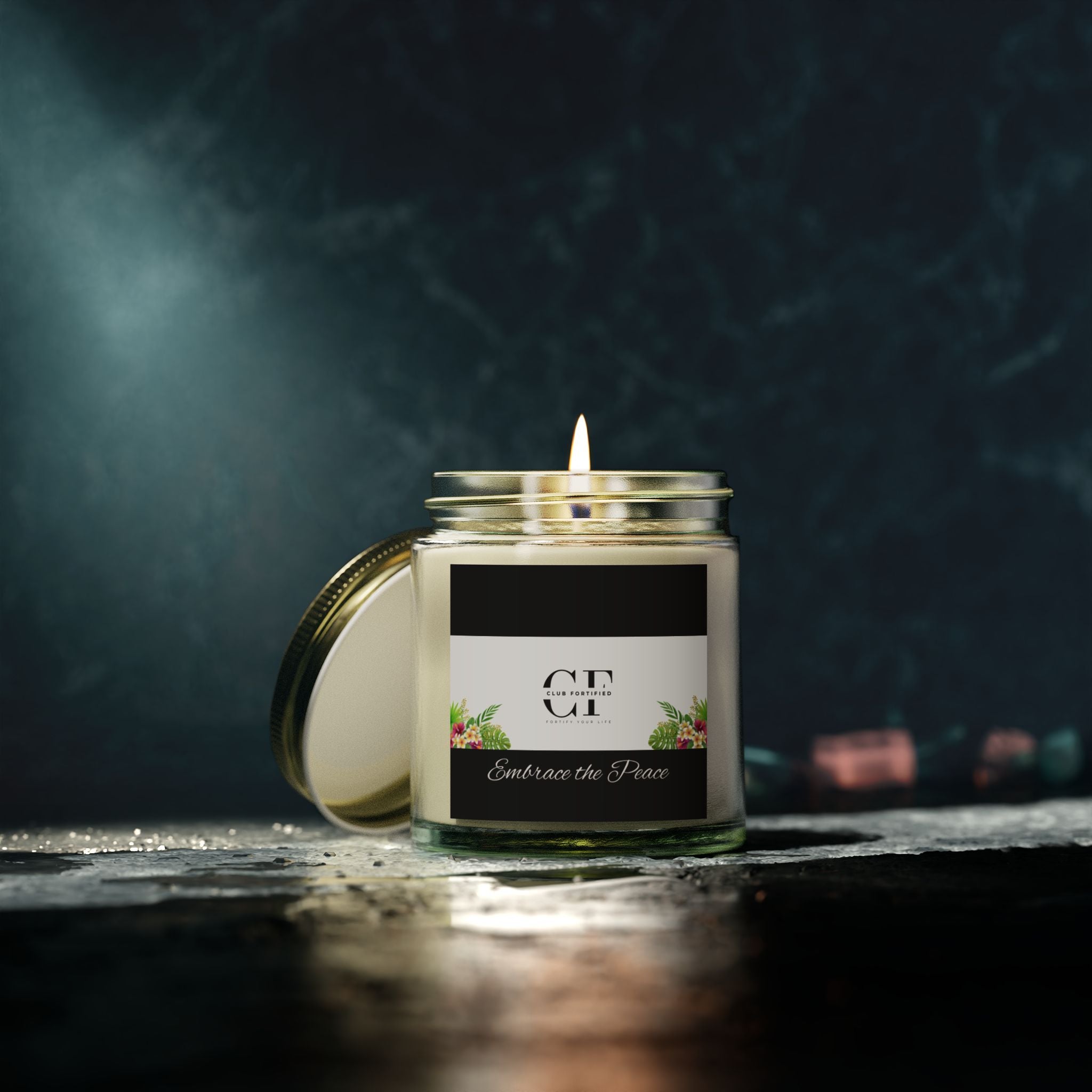 Scented Candles, Coconut Apricot Wax (4oz, 9oz)
