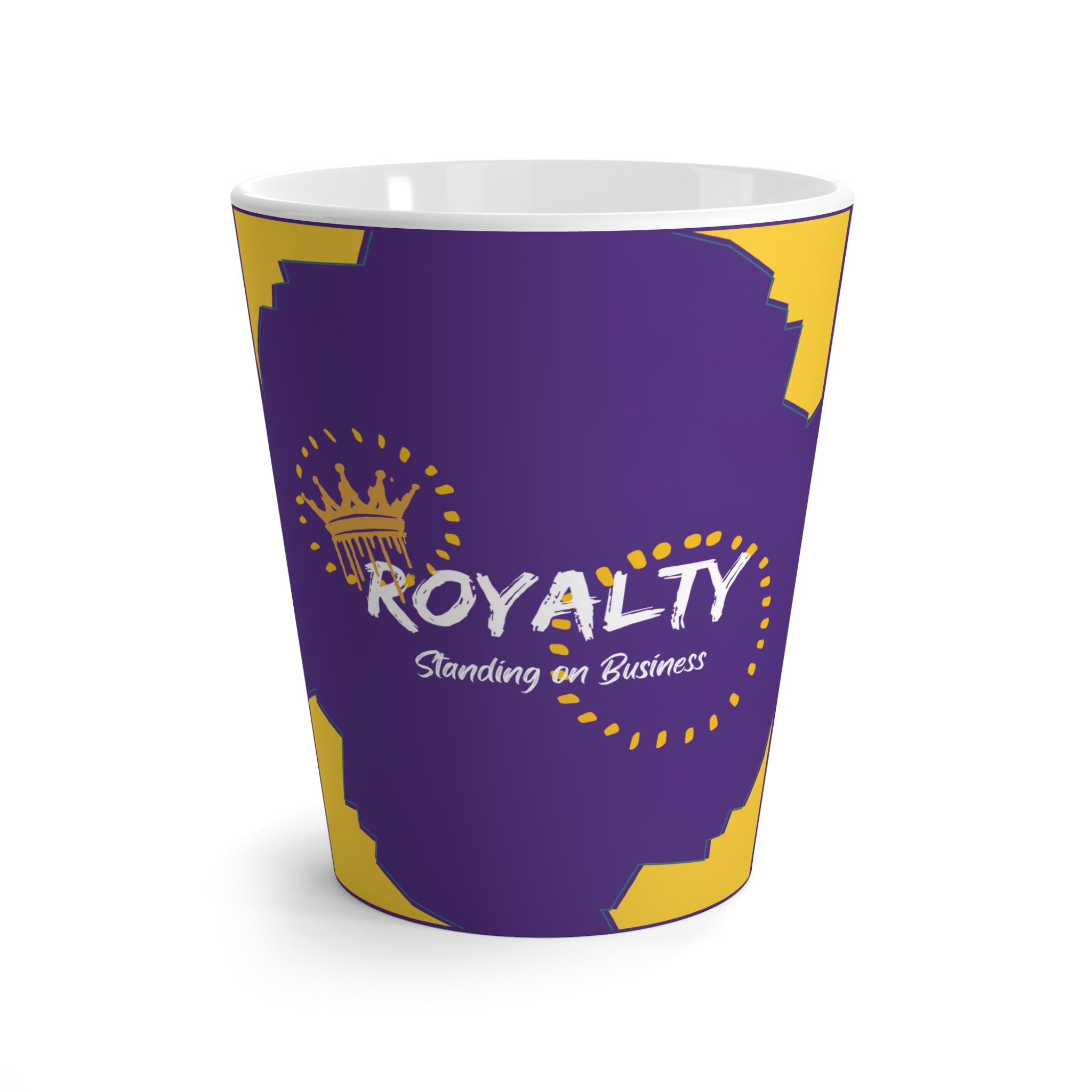 "Royalty-Standing on Business" Latte Mug