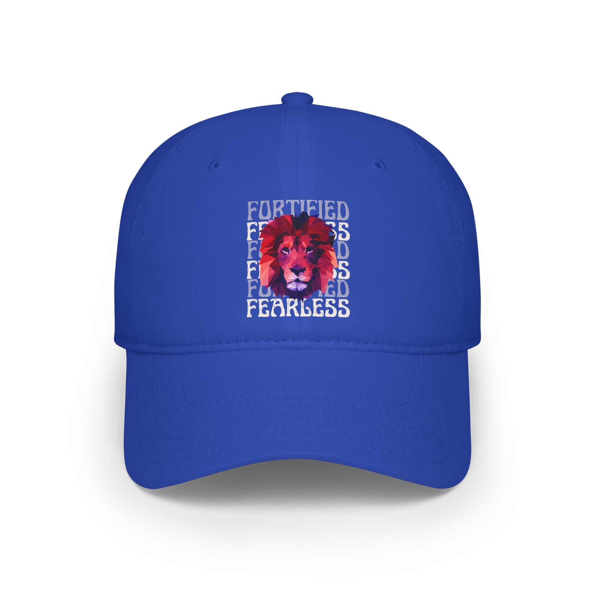 "Fortified Fearless Lion" Low Profile Baseball Cap
