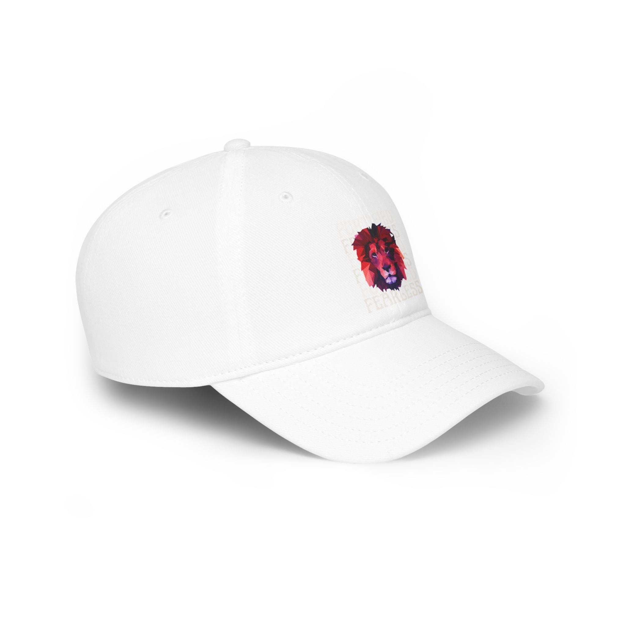 "Fortified Fearless Lion" Low Profile Baseball Cap