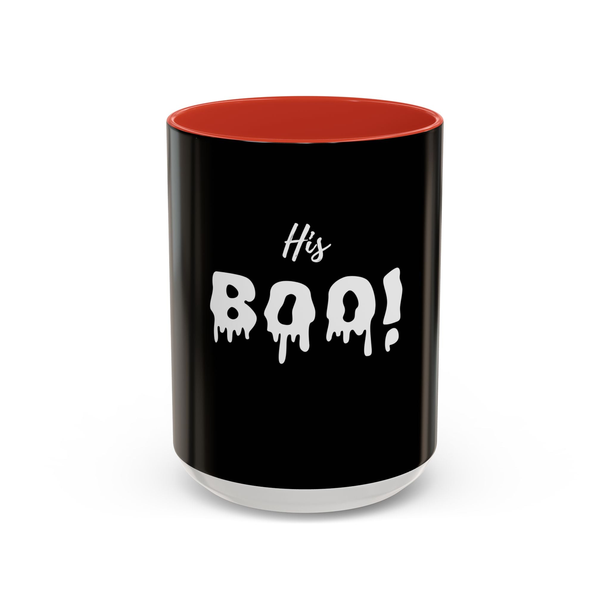 "His Boo" Accent Coffee Mug (11, 15oz)