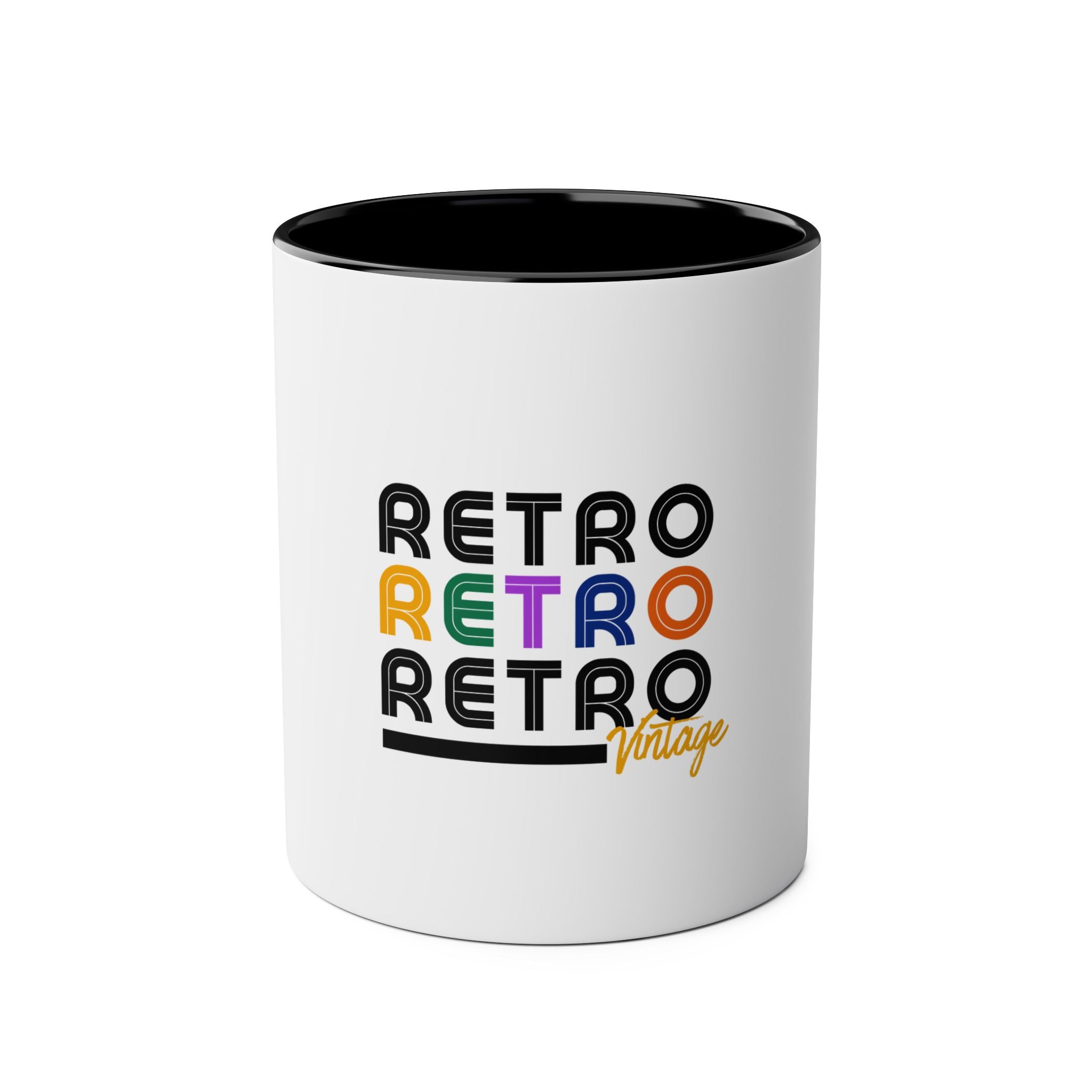 Vintage Retro 11Oz. Ceramic Coffee Mug