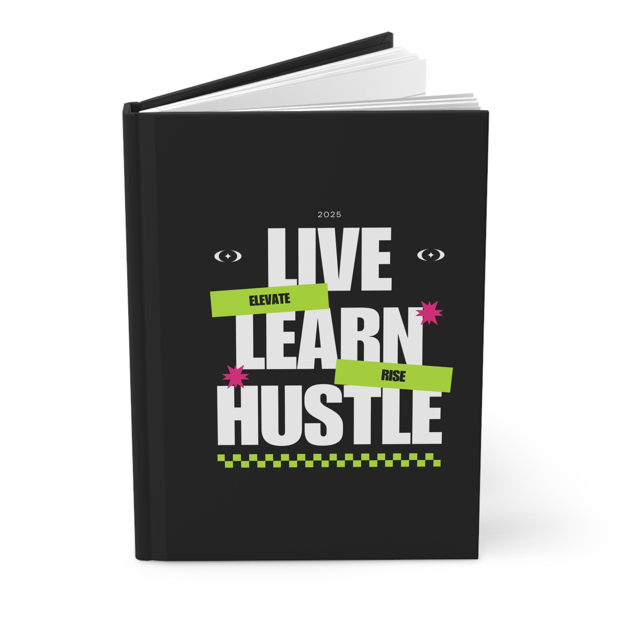 Live-Learn-Hustle Hardcover Journal Matte