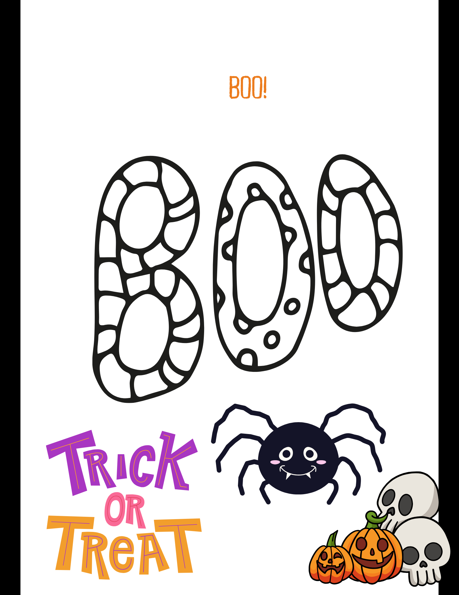Monsters, Magic, & Candy 74 page Coloring Page