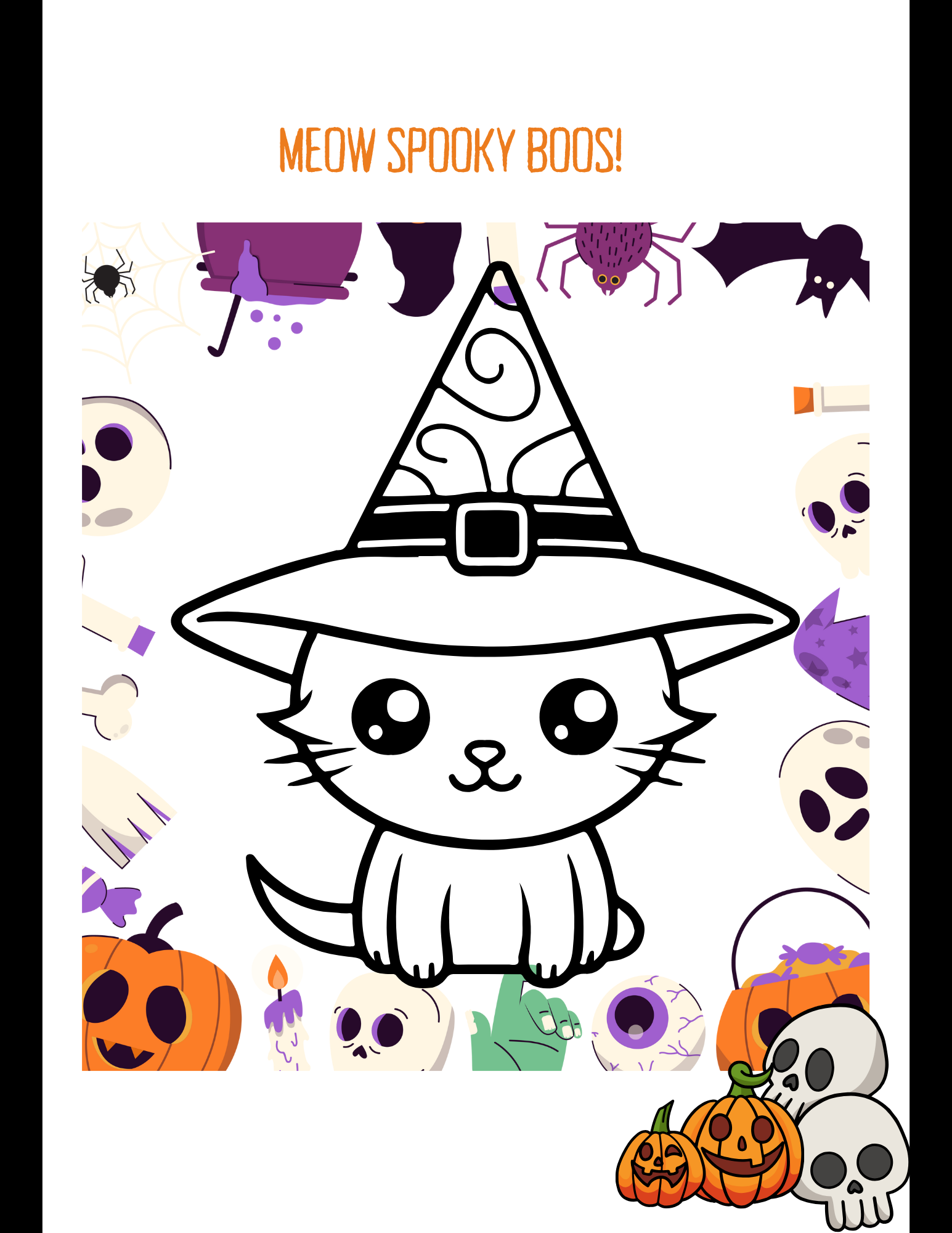 Monsters, Magic, & Candy 74 page Coloring Page