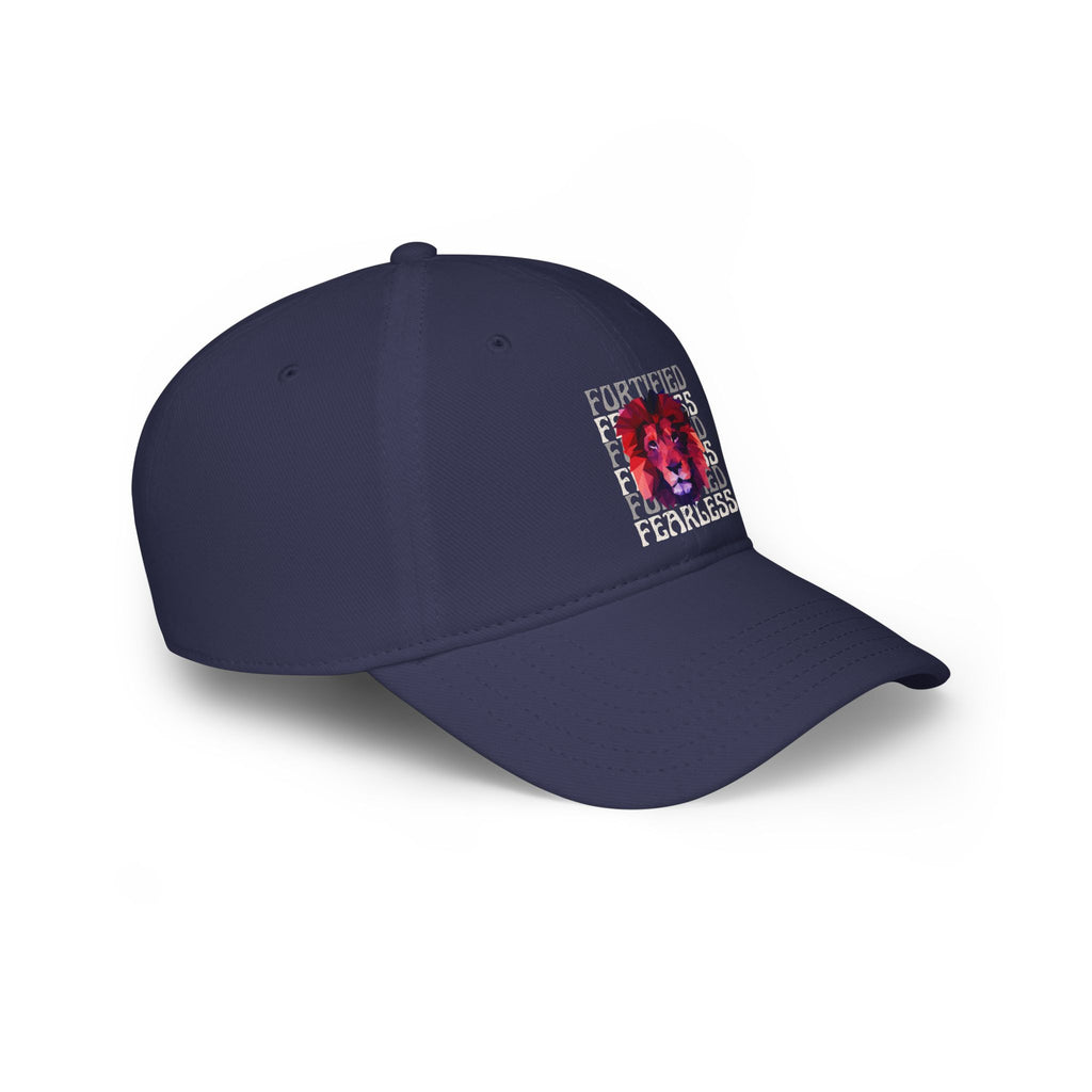"Fortified Fearless Lion" Low Profile Baseball Cap