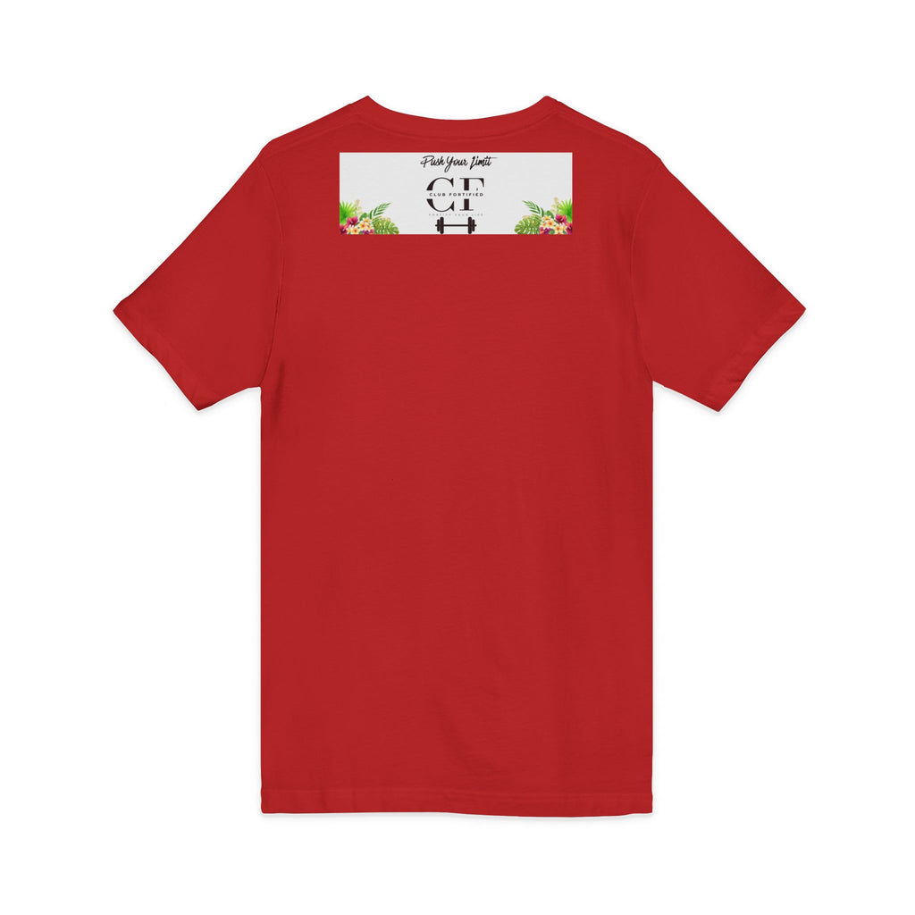 Unisex Jersey Short Sleeve V-Neck Tee