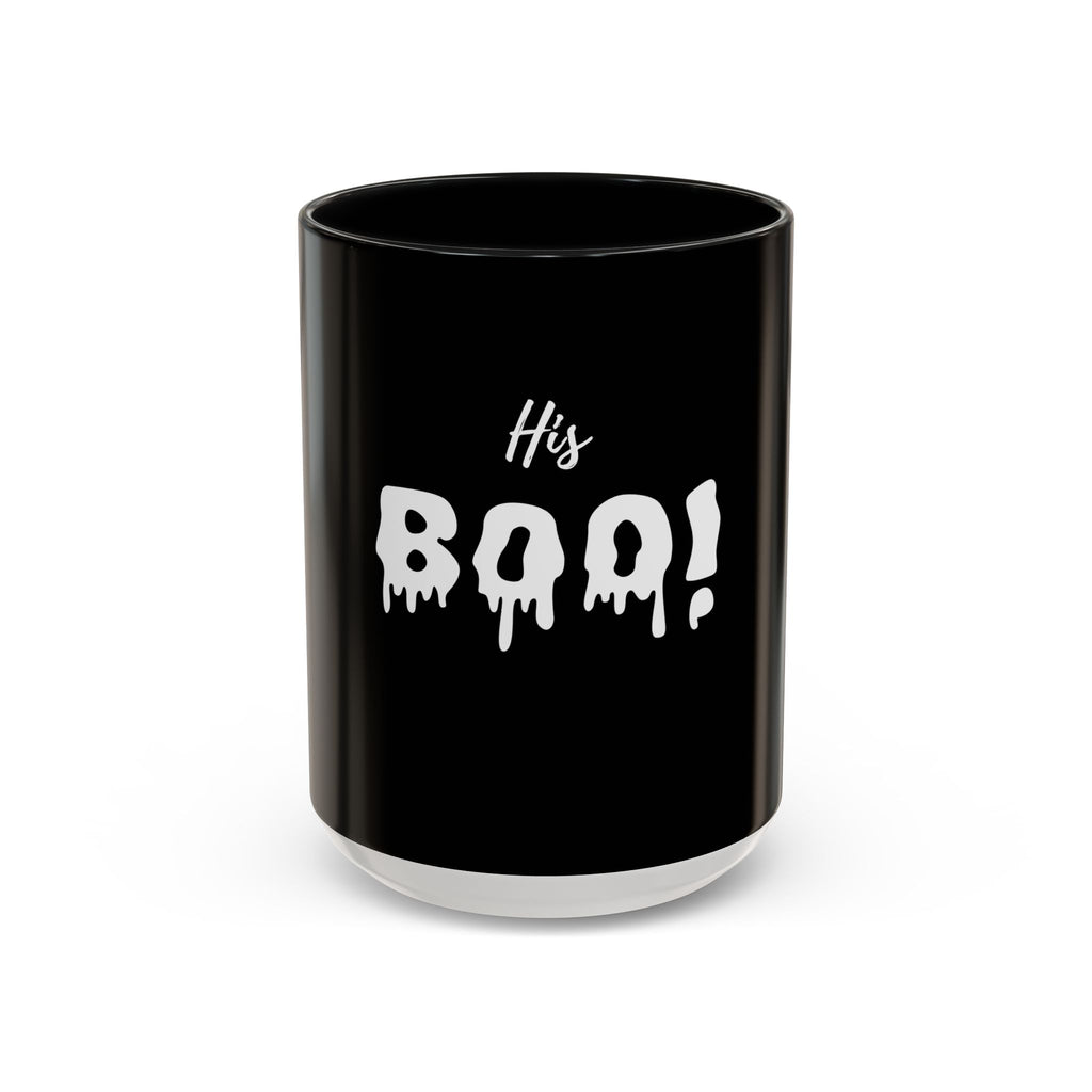 "His Boo" Accent Coffee Mug (11, 15oz)