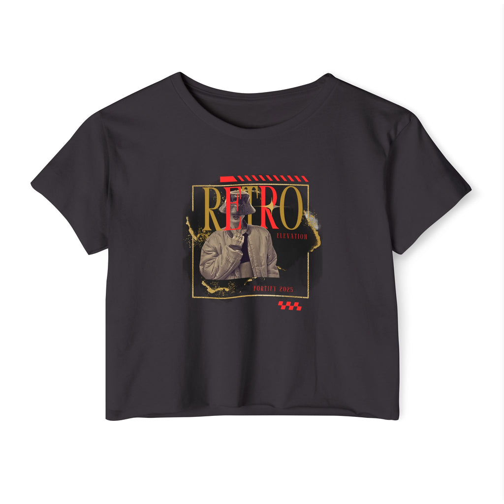 "Retro Fashion" Women Crop Top
