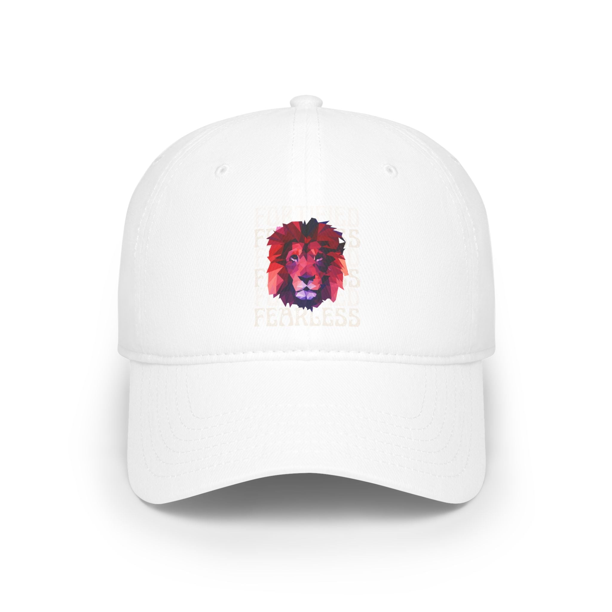 "Fortified Fearless Lion" Low Profile Baseball Cap
