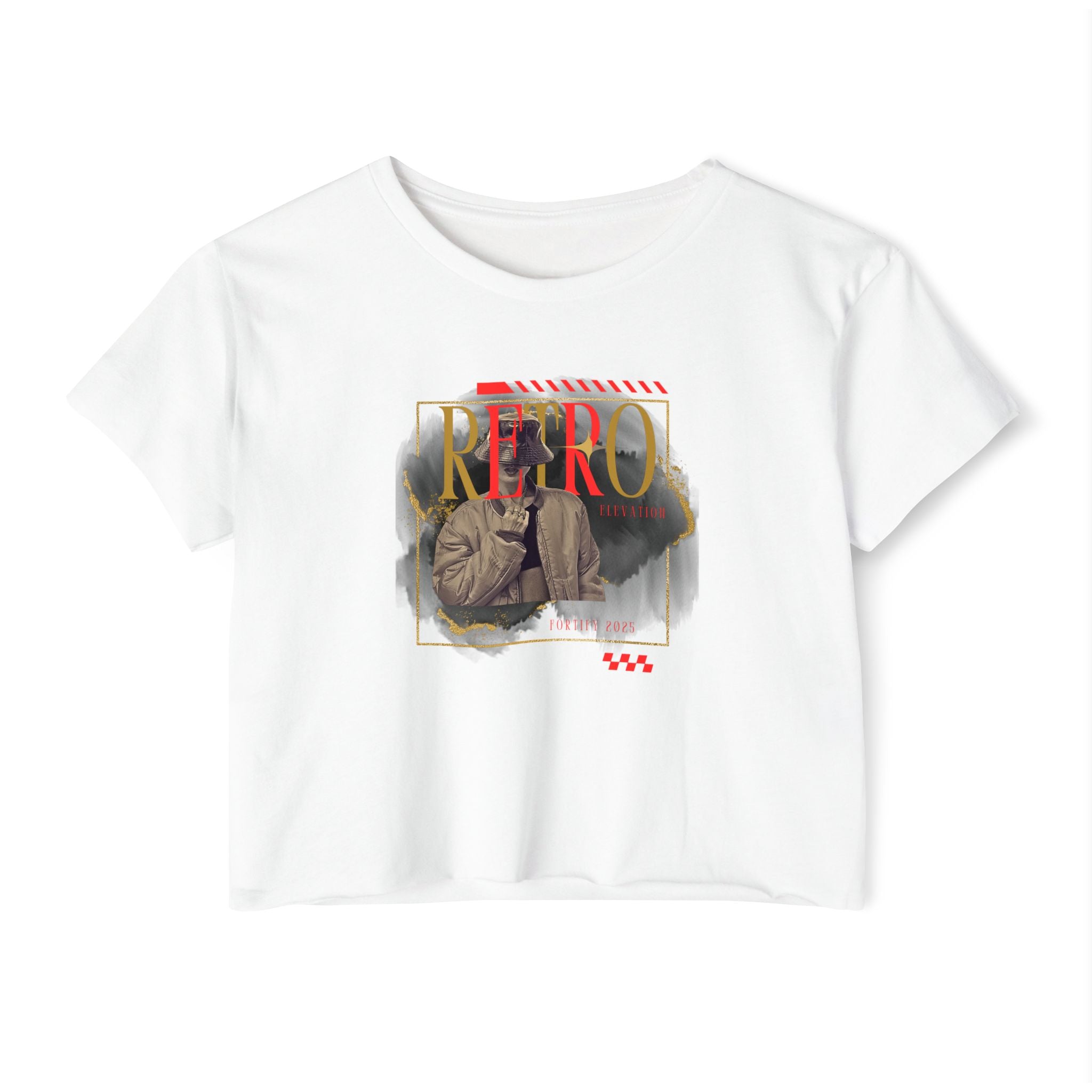 "Retro Fashion" Women Crop Top