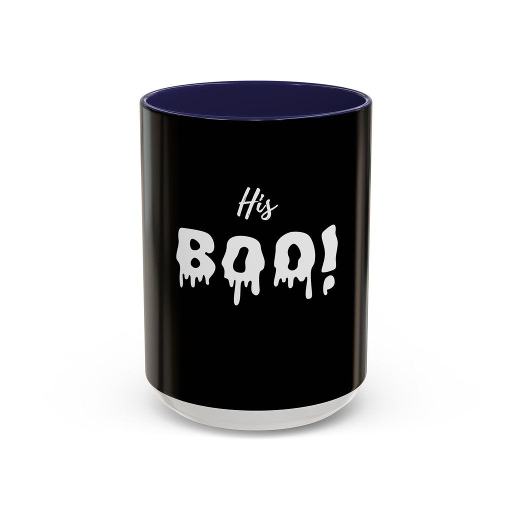 "His Boo" Accent Coffee Mug (11, 15oz)