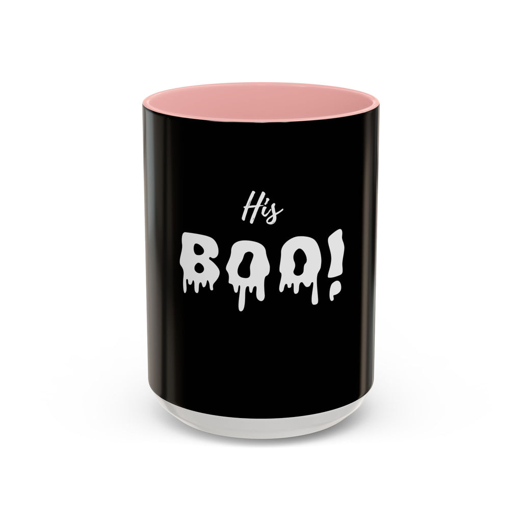 "His Boo" Accent Coffee Mug (11, 15oz)