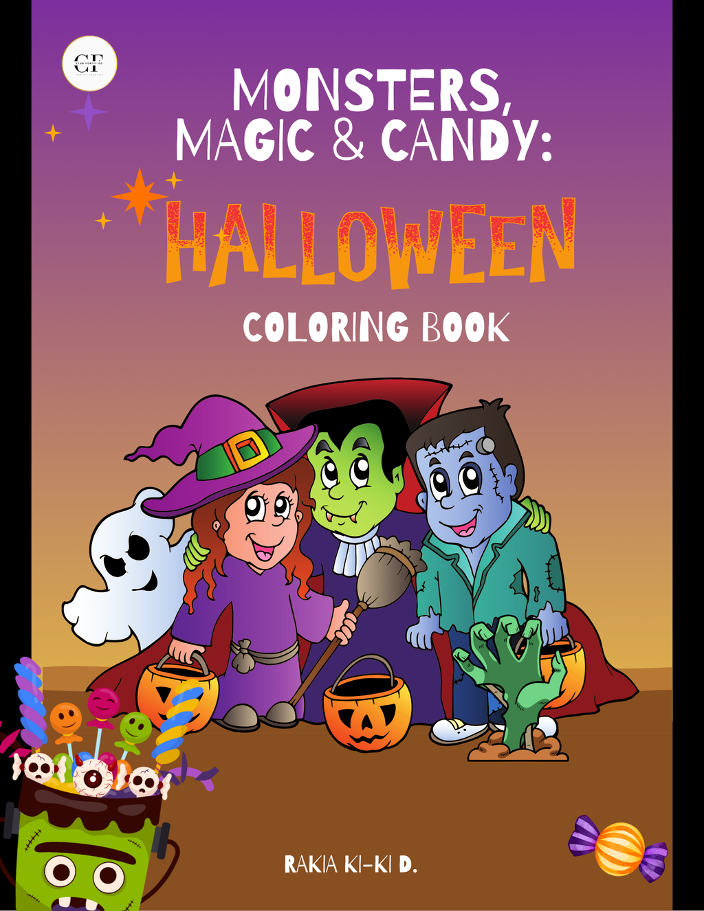 Monsters, Magic, & Candy 74 page Coloring Page